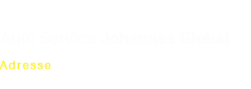 So erreichen Sie uns: Auto Service Johannes Global Adresse; Alte Land Str 1d 97218 Bayern - Gerbrunn